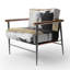 Fauteuil d'appoint rembourré horizontal-309074189