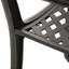 2 Cast Aluminum Patio Chairs In Copper - Odorless Of 2 Dining Chairs, Hued, Rust, Comfortable Seat, Cloud-Like Back, Furniture