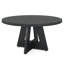 Table de salle à manger ronde de style campagnard, 47 po-1422137437