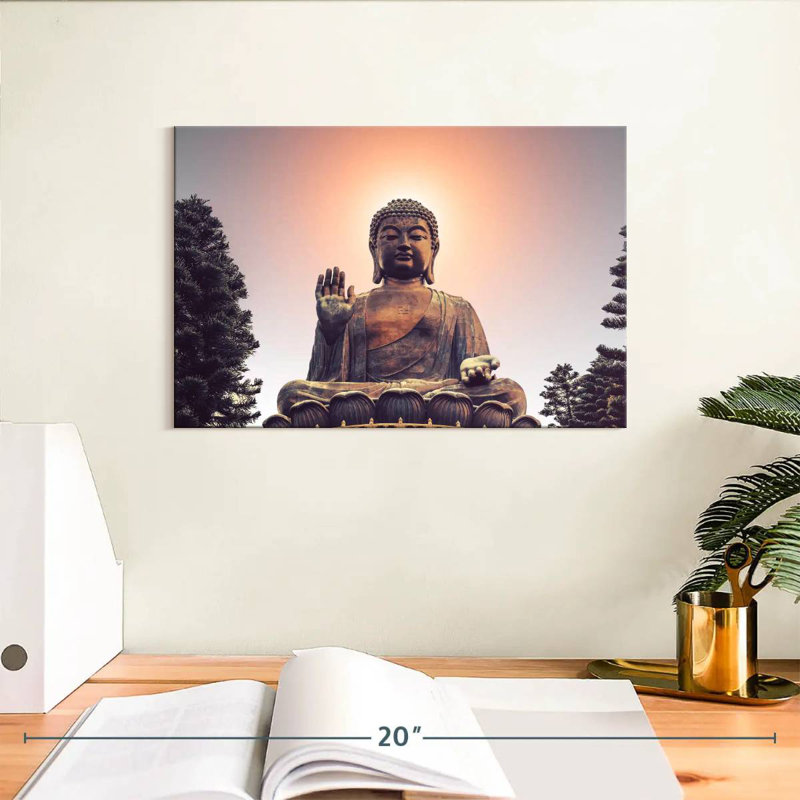 Adella Tian Tan Giant Buddha, 8" H x 12" W