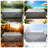Heavy Duty Gray Patio Dining Sets Table Cover