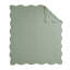 Jeté matelassé surdimensionné avec bords festonnés écume de mer 60 x 72 po-118023372
