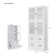 Ilyana 79" Standard Bookcase With 2 Doors & 2 Drawers