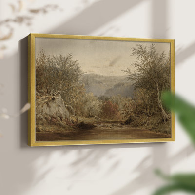 Paysages rétro-DLxxxi - reproduction encadrée - réversible
