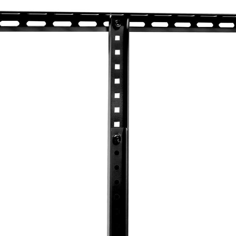 Support de rangement de garage en métal noir 2 x 8 pi, capacité de charge de 450 lb, 22 à 40 po, poids de plafond robuste, réglable de 22 po à 40 po, récupère de l'espace