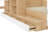 Full Size Platform Bed With 6 Drawers, Semi - Enclosed Pinewood Design, Side Shelves For Keeping Room Tidy, Desk Mobile Charging, Wardrobe Open Hanging And Closed Compartment Natural Frame, 4-1961313148