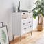 White 5 Drawer Chest of Drawers