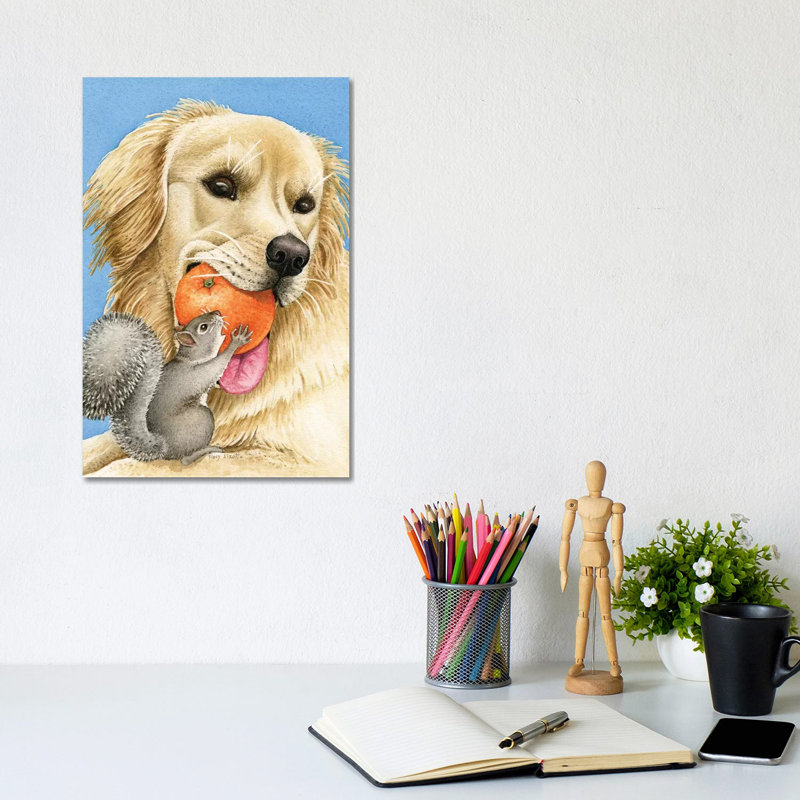 Let Me Retreive My Orange by Tracy Lizotte - Wrapped Canvas Gallery-Wrapped Canvas Giclée, 30.48 cm H x 20.32 cm W