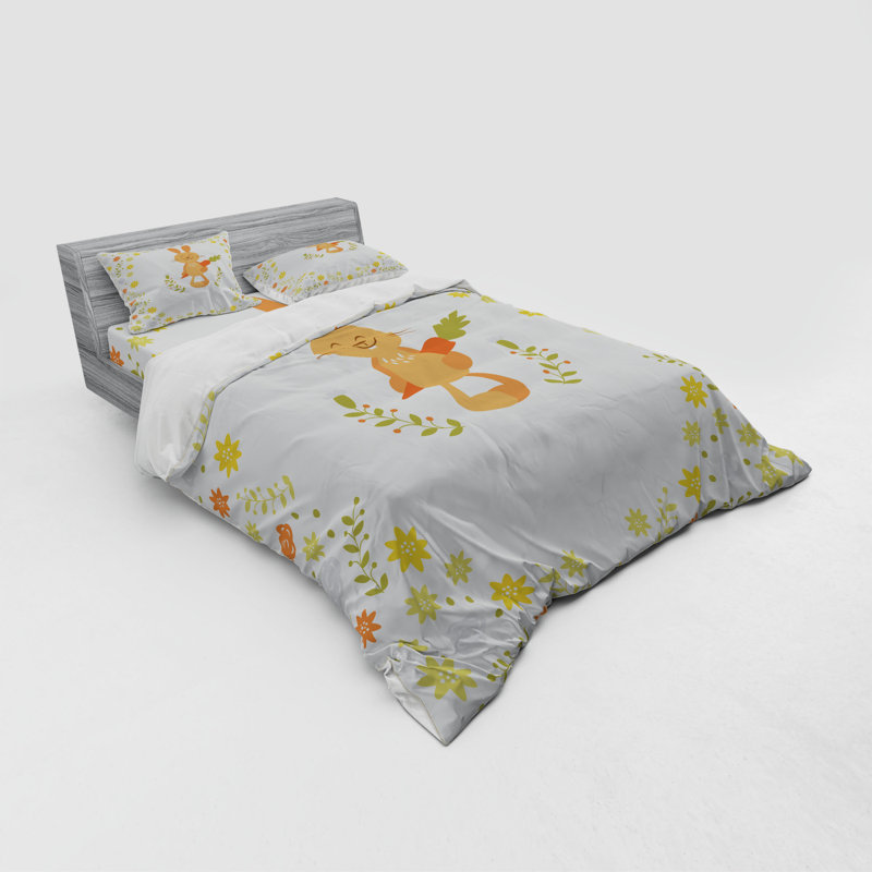 Farmhouse / Country Polyester Duvet Cover, Queen Duvet Cover + 3 Additional Pieces
