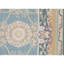 Hand-Knotted High-Quality Blue and Gold Area Rug