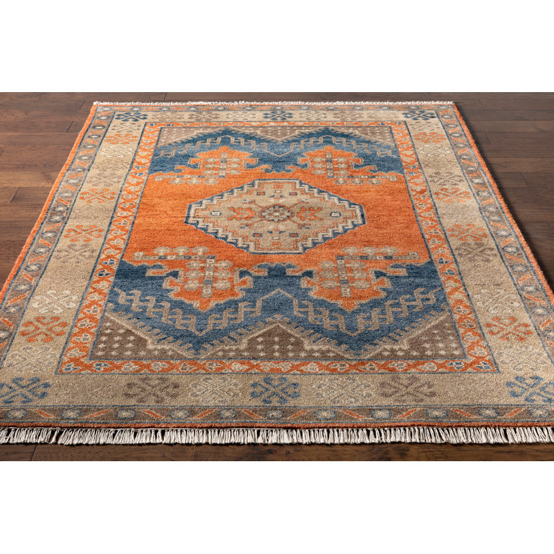 Leung Wool Oriental Indoor Rug, Rectangle 2' x 3'