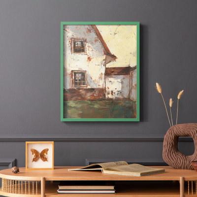 Sunlit Barn I Framed Print - Solid Wood