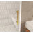 Frameless Shower Door 60 "W X 76" H, 1/4 "(6 Mm) Clear Tempered Glass, Explosion Proof Film, Stainless Steel Handle-116077711
