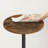 24.7" Round Small End Table Cocktail Table Weighted Base-1796765099