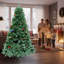 Green Artificial Christmas Tree with Metal Stand, Indoor Fire Retardent PVC Tree-106734807