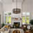 20 Inch Black Chandelier, 5-light Farmhouse Chandelier