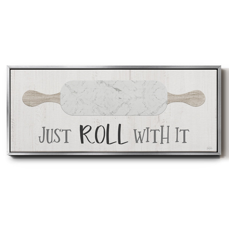 «Roll With It», toile encadrée, H 24 po x l 60 po