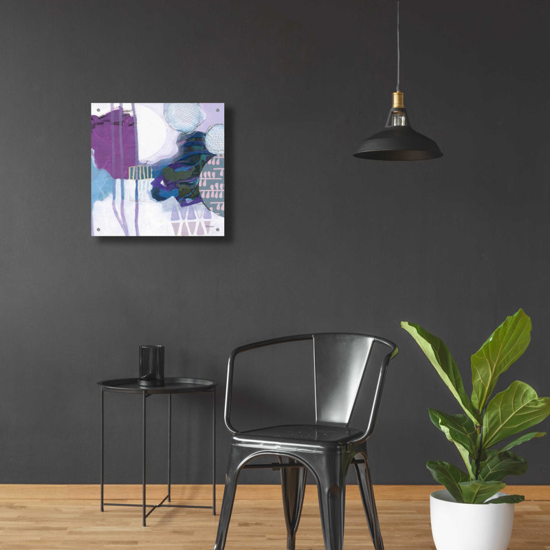 «Abstract Layers IV» par Kathy Ferguson, H 24 po x l 24 po x P 0,2 po