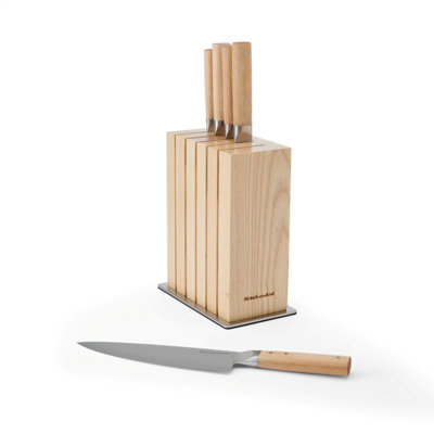 KitchenAid Premium 6 Piece Wood Block Set