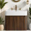 Meuble-lavabo moderne (avec meuble-lavabo et lavabo) avec rangement 24 po-1388857522