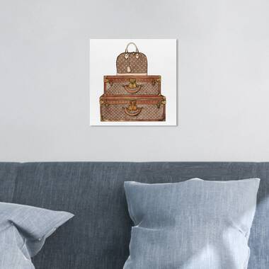 Oliver Gal Royal Bag and Luggage Canvas Wall Art