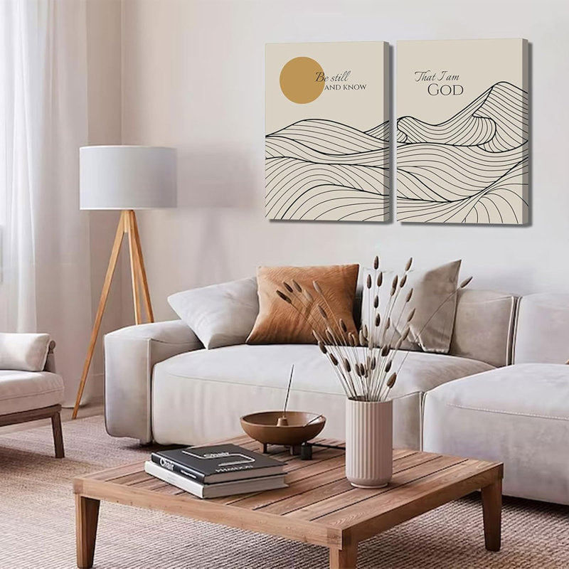 2 Piece Wrapped Canvas Print, 60 cm H x 40 cm W