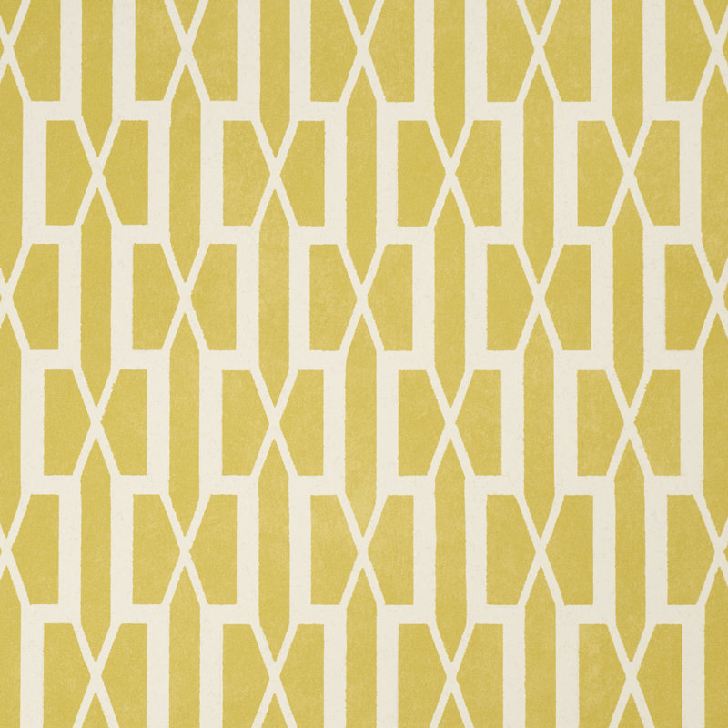 Papier peint Schumacher X Veere Grenney Belvedere, Jaune