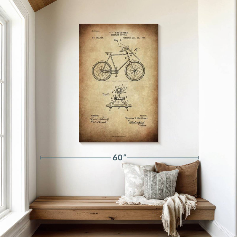 Military Bicycle Kynaat, 45" H x 30" W