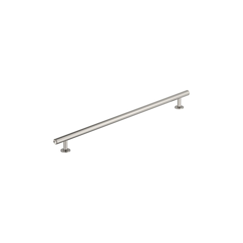 Poignée barre Radius, Nickel poli, 12.625"