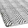 Aaron Jute Flatweave Black / White Rug