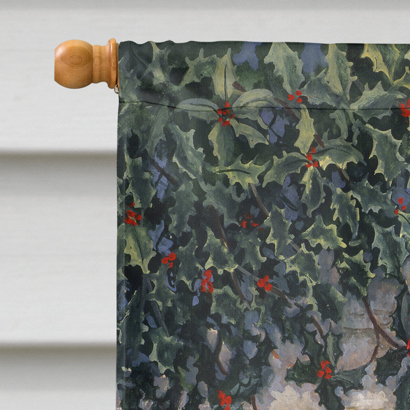 Drapeau de jardin noir Labrador, H 40 po x l 28 po