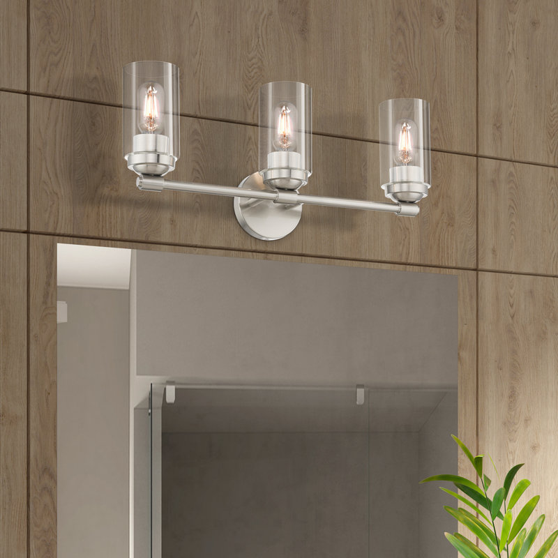 Alyson 3 - Light Dimmable Vanity Light, Brushed Nickel