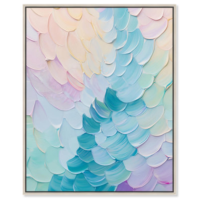 Mermaid Scales Canvas Coastal Prints by Art Remedy