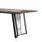Arevalo Transitional 79 In. Rectangular Dining Table With Brown Wood And White Sintered Stone Table Top - Seats Up To 6