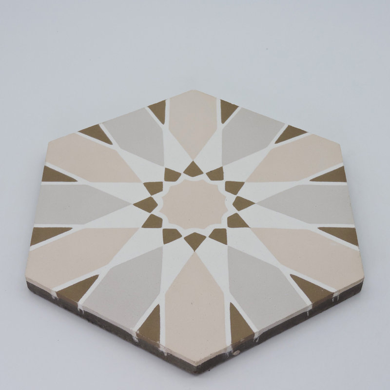 Menara 8" x 8" Cement Patterned Wall & Floor Tile