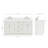 Hamlet 67 " W Freestanding Standard Free Standing 2 Double Vanity Bathroom Vanity With White Quartz Top-138338439-138338437-93068171