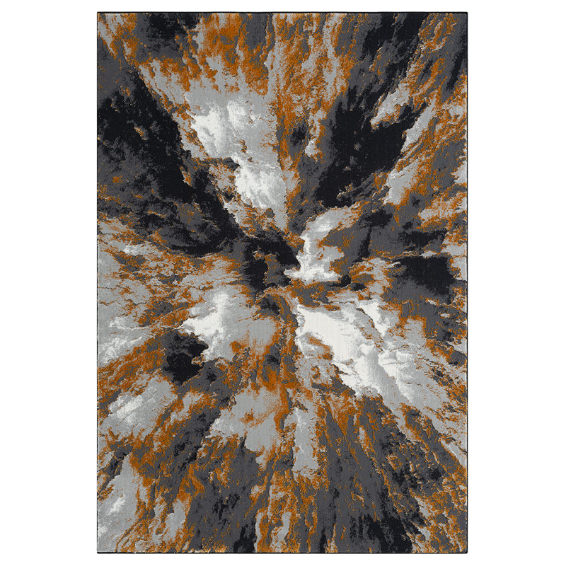 Inger Area Rug, Rust, Rectangle 120cm x 170cm