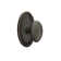 Passage Egg Knob with Oval Rose