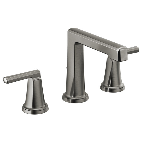 Levoir® Two-Handle Wall Mount Lavatory Faucet - Less Handles, Luxe Nickel, High, Cross