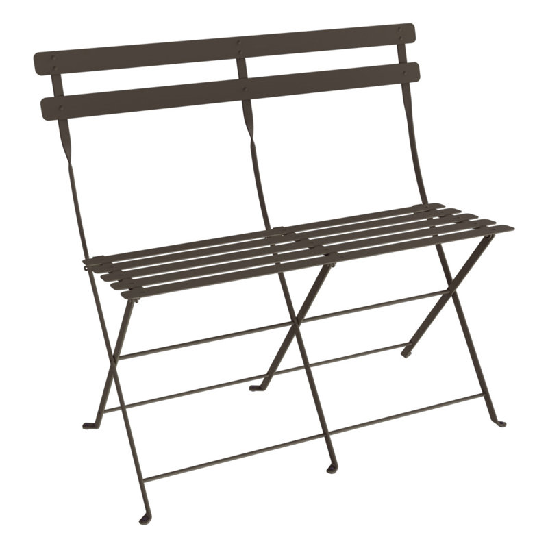 Banc de jardin en acier Bistro, Tonka
