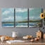 Vue sur la mer IV - Toile tendue avec châssis de qualité supérieure - Prêt à être accroché-442244548