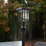  Solar Powered Wall, Pier and 3in Fitter Outdoor Light