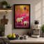 Elephants Among Stars Tropical - Print-136787978-136787979