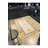 Yellow Blue Themed Traditional Motif Patterned Vintage Decorative Carpet-875176280