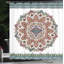 Ensemble de rideau de douche et crochets mandala-44248772