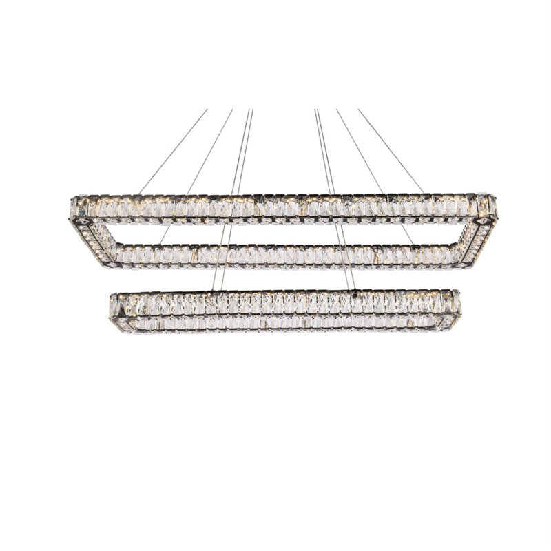 Maart - Light Pendant, Black, 80" H x 50" W x 19" D