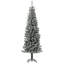 Arbre de Noël artificiel au crayon avec lumières, arbre de Noël floqué-102523566