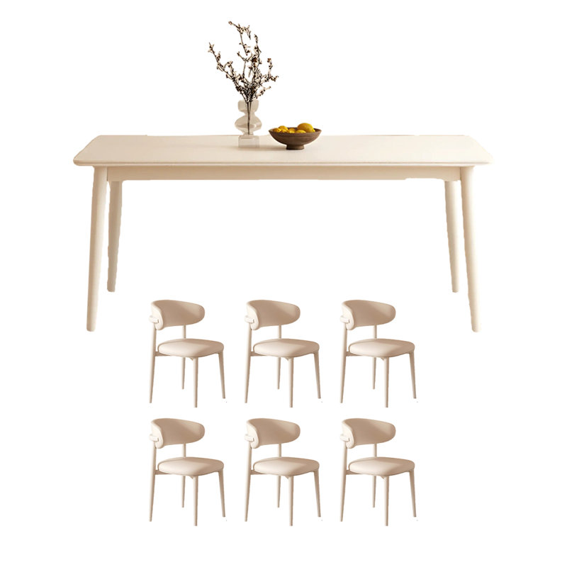 Table de salle à manger French, H 29,52 po x L 62,99 po x l 35,43 po
