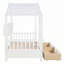 Lit en bois avec 2 tiroirs, tablette-296717921