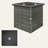 Square Outdoor End Table,Wicker Side Table With Umbrella Hole-911534058